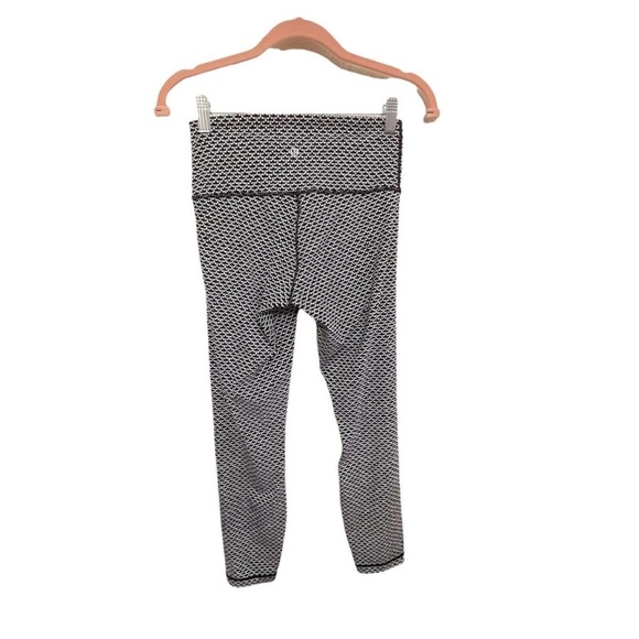 Lululemon Pants Womens Wunder Under 7/8 Tight Legging 6 Monochromic Luxt… - Picture 4 of 11